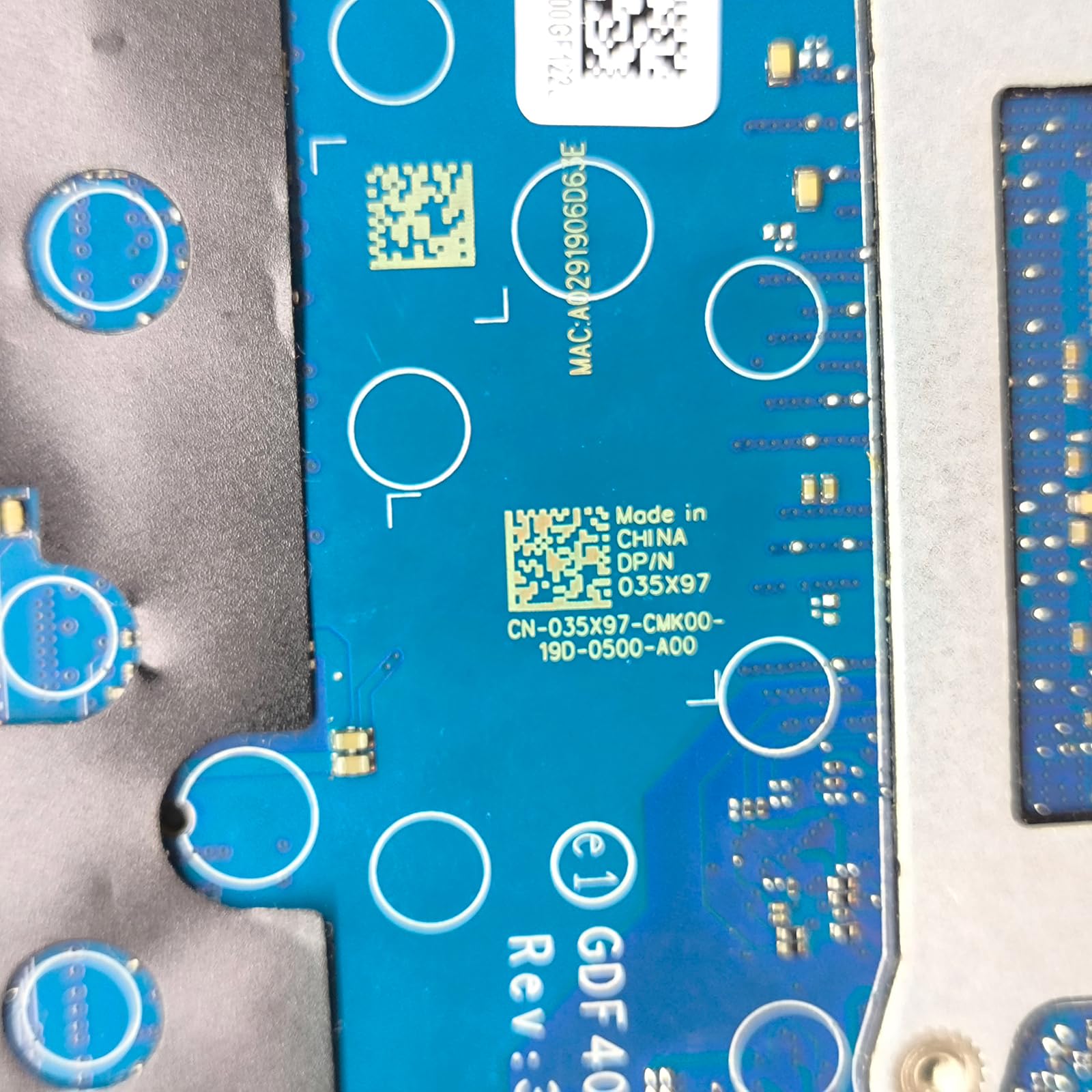 Amazon.com: Replacement Laptop Motherboard GDF40 LA-K491P for Dell
